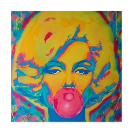 Abstract Graffiti 'Candy Girl' Canvas Art,18x18